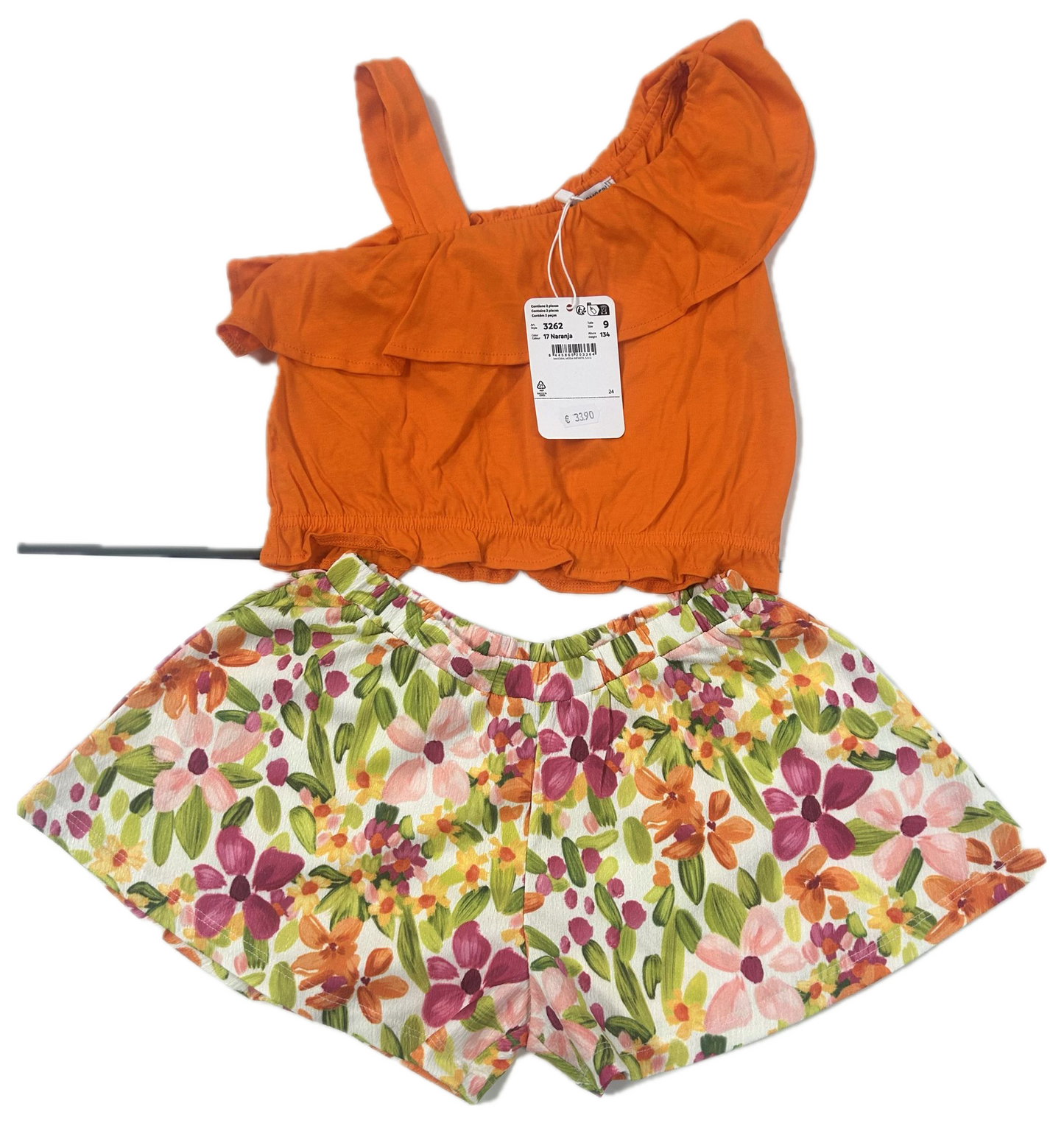 Mayoral Completo Flower Orange