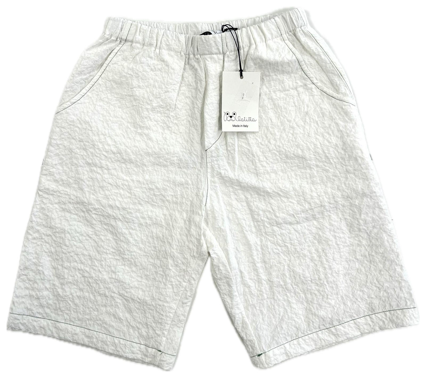 La Titta Bermuda Bianco Unisex