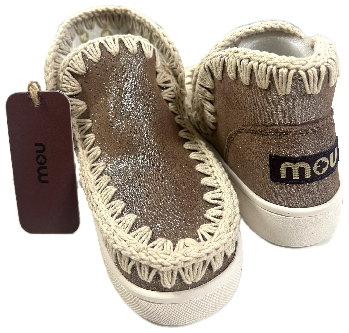 MOU eskimo sneaker con micro glitter