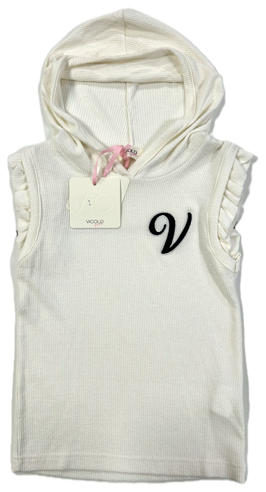 Vicolo Canotta White con Cappuccio