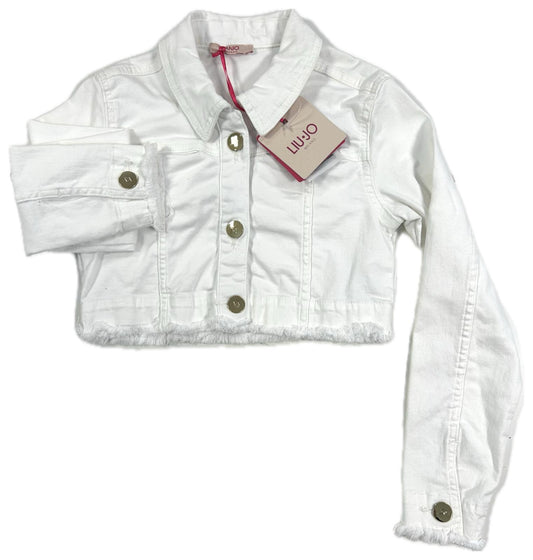 Liu-Jo Giubbotto Jeans Bianco