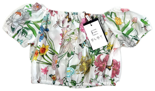 Elsy Girl Top Floreale