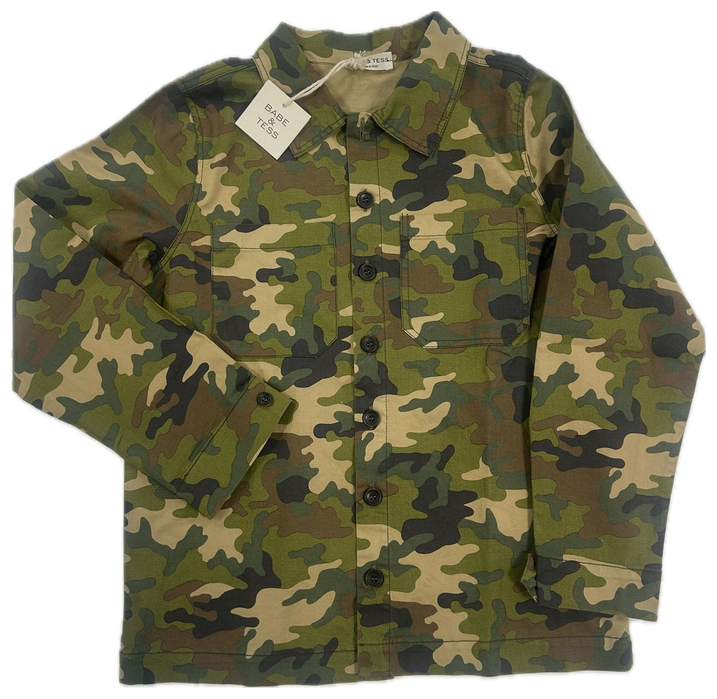 Babe & Tess Camicia Camouflage Militare