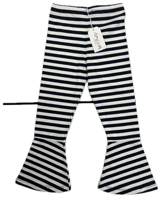 Olive Pantalone Righe Louise