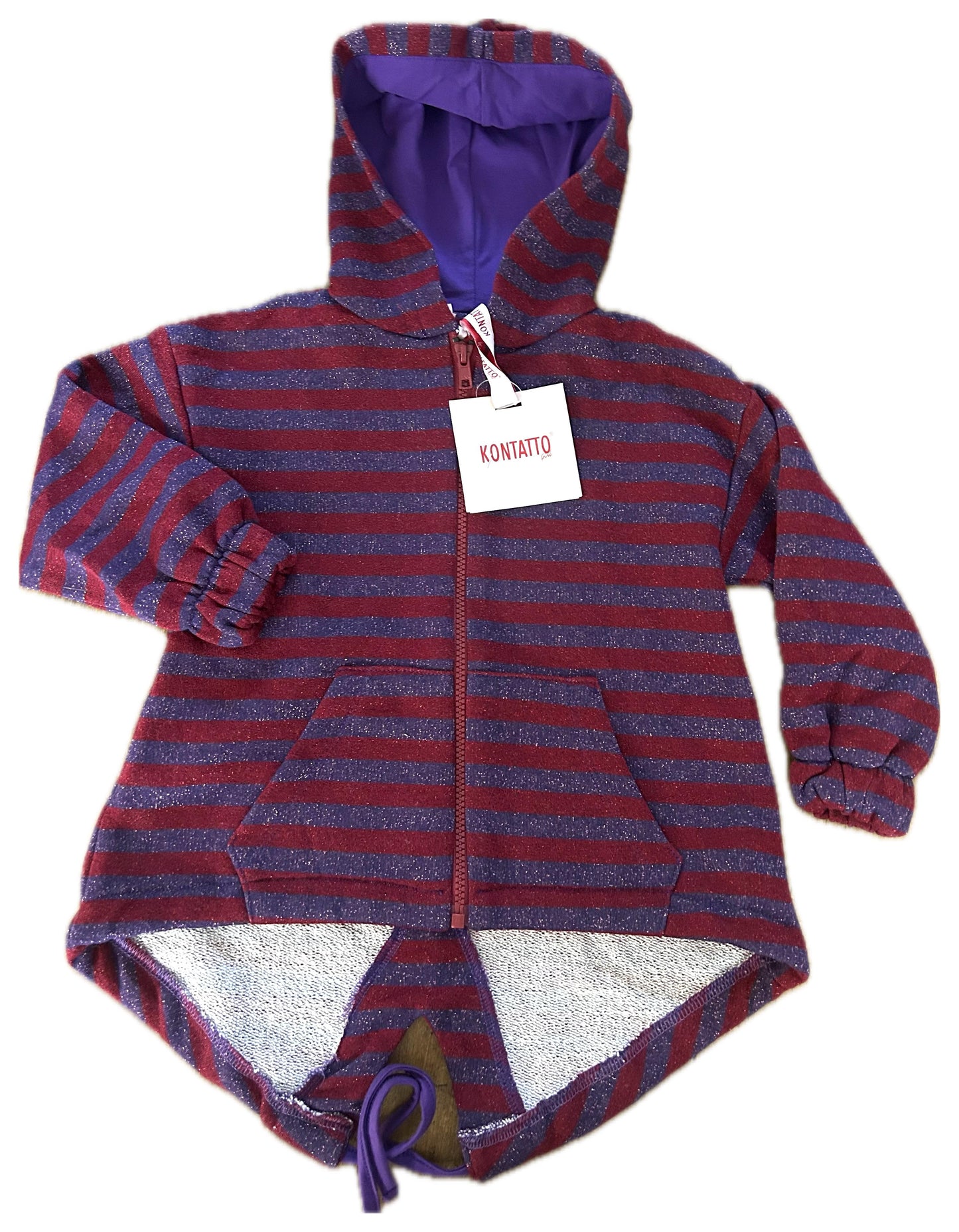 Kontatto con cappuccio e zip