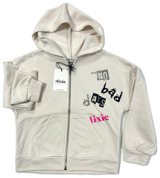 Dixie felpa con cappuccio e zip