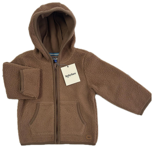Baby Face felpa zip e cappuccio